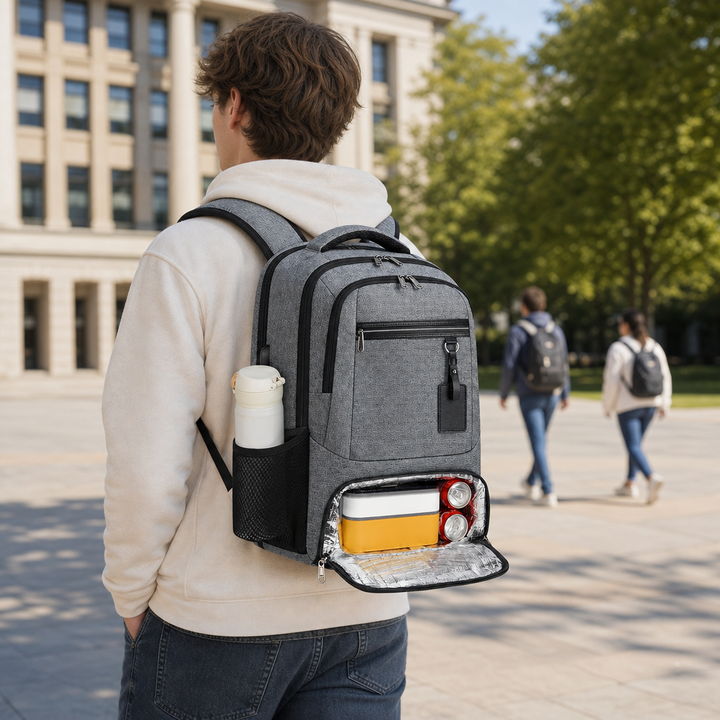 Multifunctionele Dagrugzak met Lunchvak – Daymate