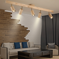 Adjustable Wooden Ceiling Spot Lamp - EcoLux