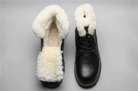 Sammy Jackson™ Leren Winterlaarzen | Met heerlijk warme wollen voering