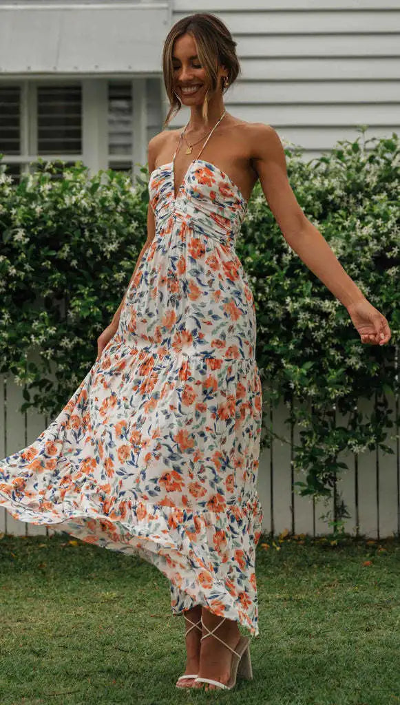 Sammy Jackson™ Sukienka Maxi Lina | Kwiatowa i Stylowa