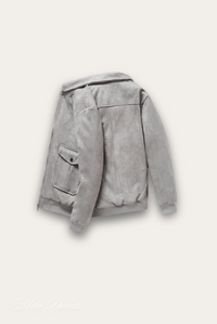 Trendy Gray Men's Jacket – Matteo