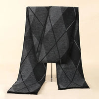 Sammy Jackson™ Checked Scarf | Stylish and warm cashmere scarf
