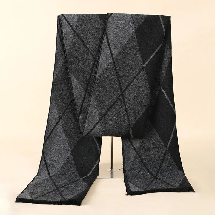 Sammy Jackson™ Checked Scarf | Stylish and warm cashmere scarf