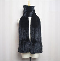 Sammy Jackson™ Knitted Scarf | Warm and stylish mink fur scarf