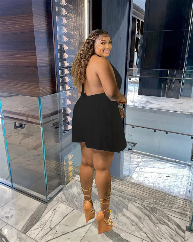 Sammy Jackson™ Lina Plus Size Playsuit | Luchtig & Stijlvol