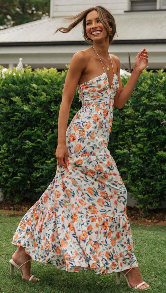 Sammy Jackson™ Sukienka Maxi Lina | Kwiatowa i Stylowa