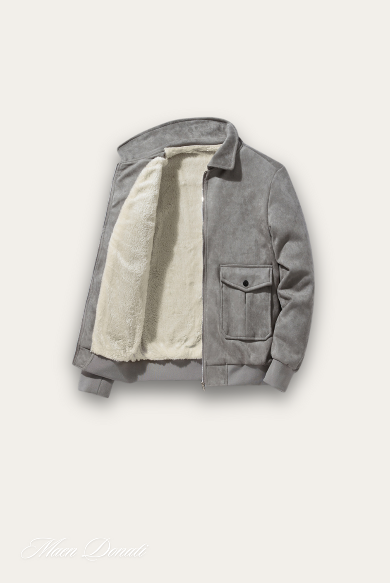 Trendy Gray Men's Jacket – Matteo