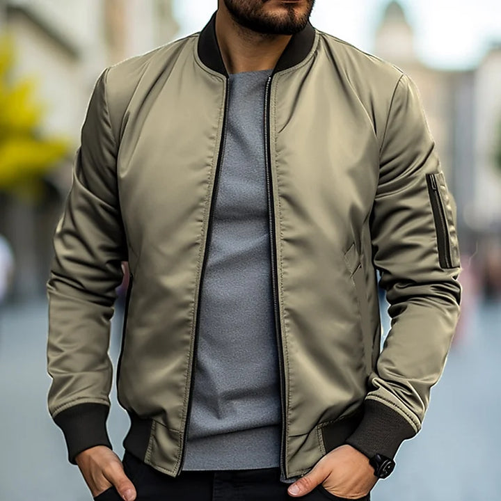 Men's Bomber Jacket with Arm Pocket – Jaron