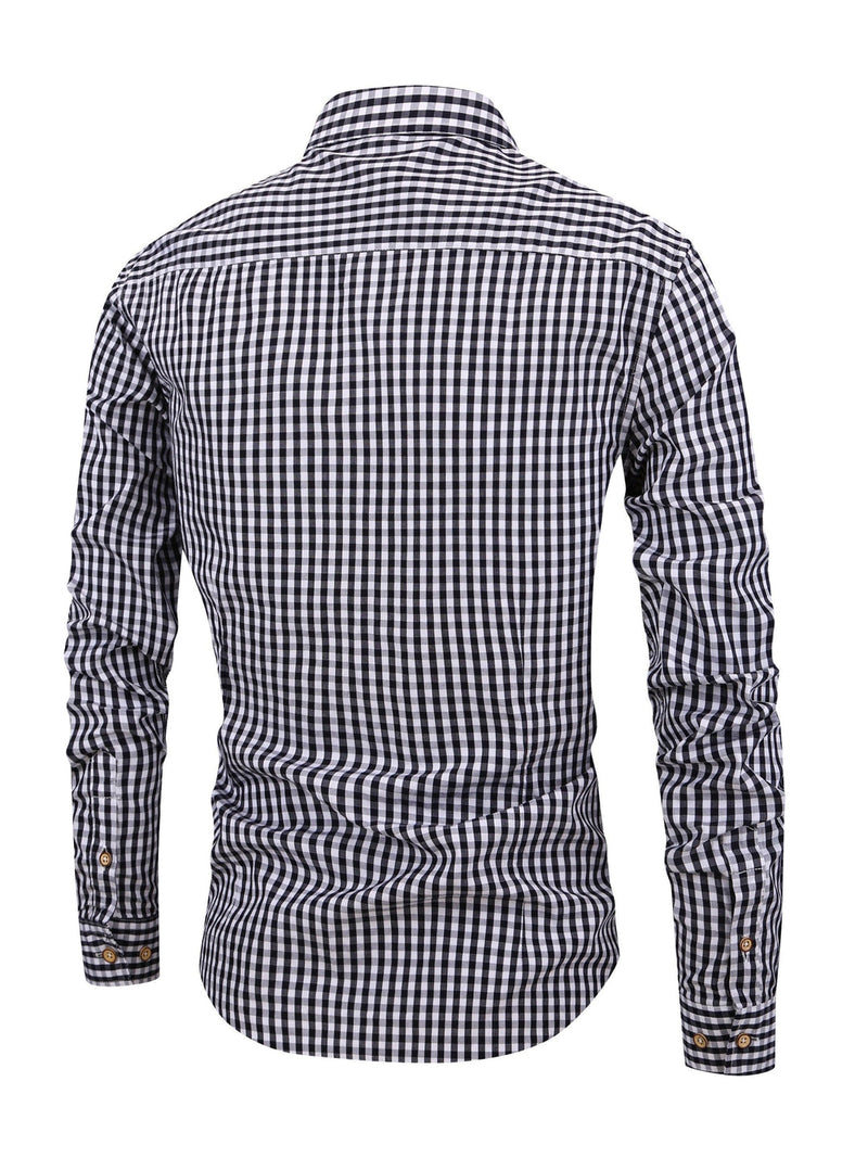 Checked Men's Shirt with Comfortable Fit – Jules
