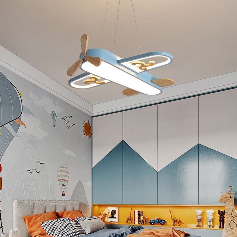 LED Airplane Kids Room Pendant Lamp - SkyFlyer