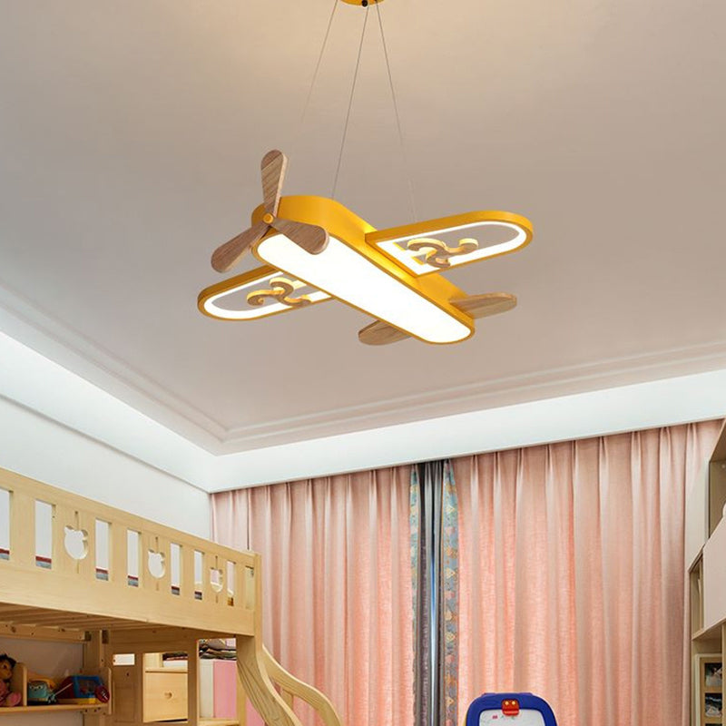 LED Airplane Kids Room Pendant Lamp - SkyFlyer