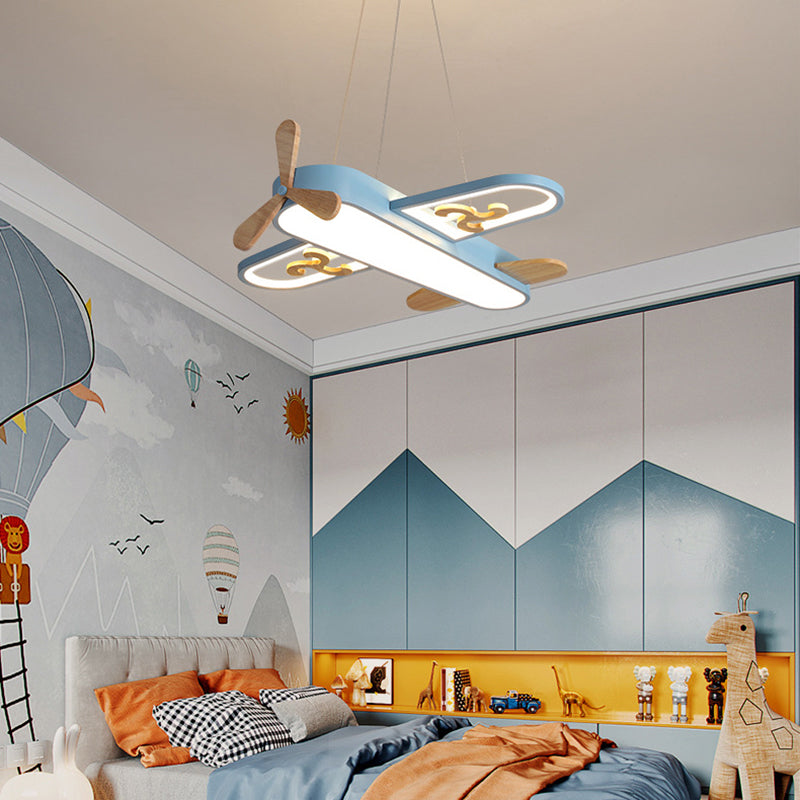 LED Airplane Kids Room Pendant Lamp - SkyFlyer