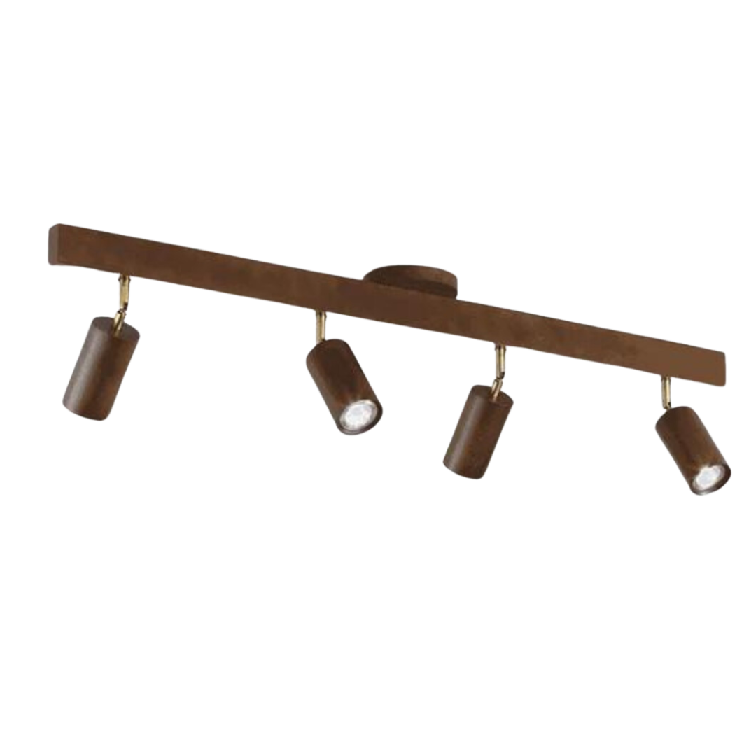 Adjustable Wooden Ceiling Spot Lamp - EcoLux