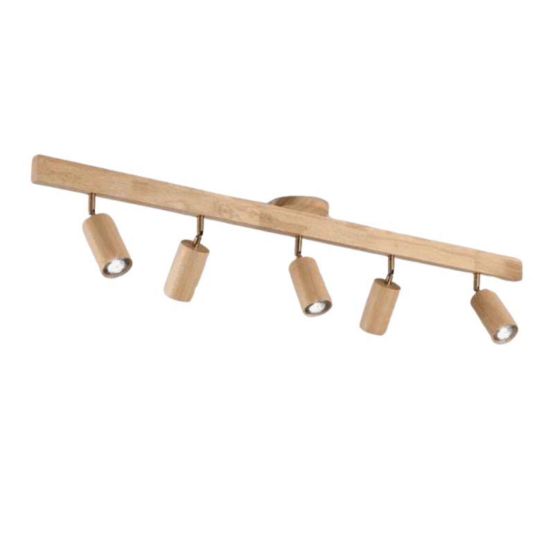Adjustable Wooden Ceiling Spot Lamp - EcoLux