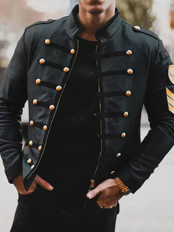 Men’s Jacket with Stand-Up Collar and Modern Cut – Rafael