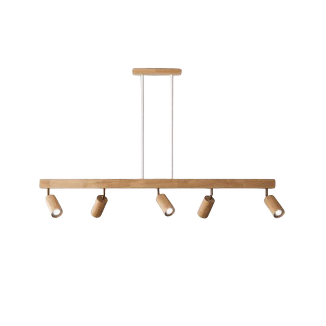 Adjustable Wooden Ceiling Spot Lamp - EcoLux