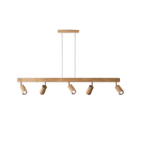 Adjustable Wooden Ceiling Spot Lamp - EcoLux