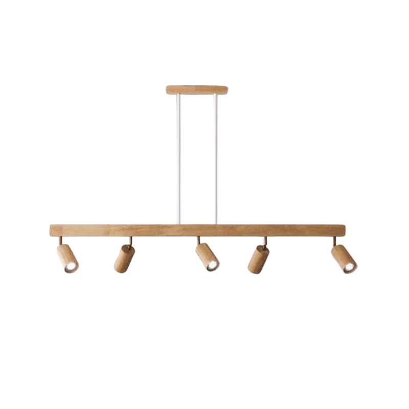 Adjustable Wooden Ceiling Spot Lamp - EcoLux
