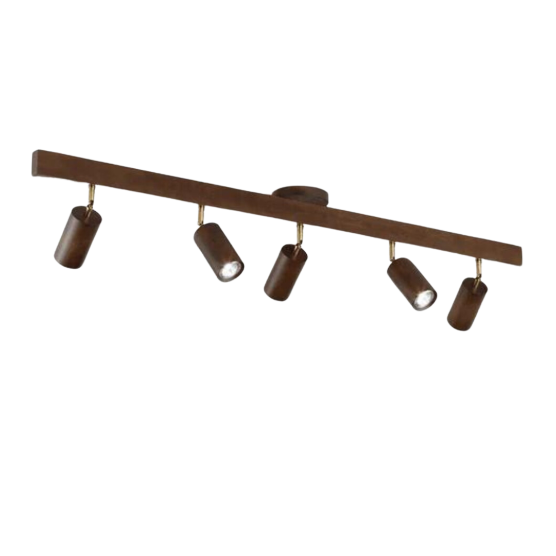Adjustable Wooden Ceiling Spot Lamp - EcoLux