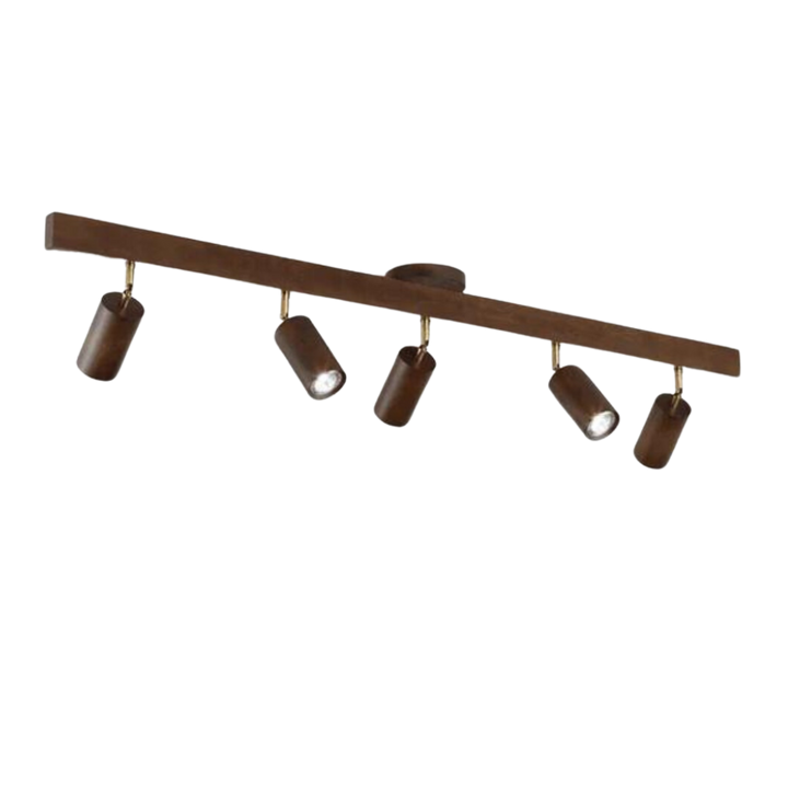 Adjustable Wooden Ceiling Spot Lamp - EcoLux