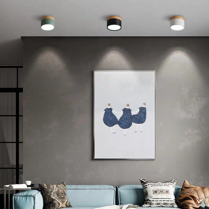 Morandi Style Modern LED Ceiling Lamp - LumiModo