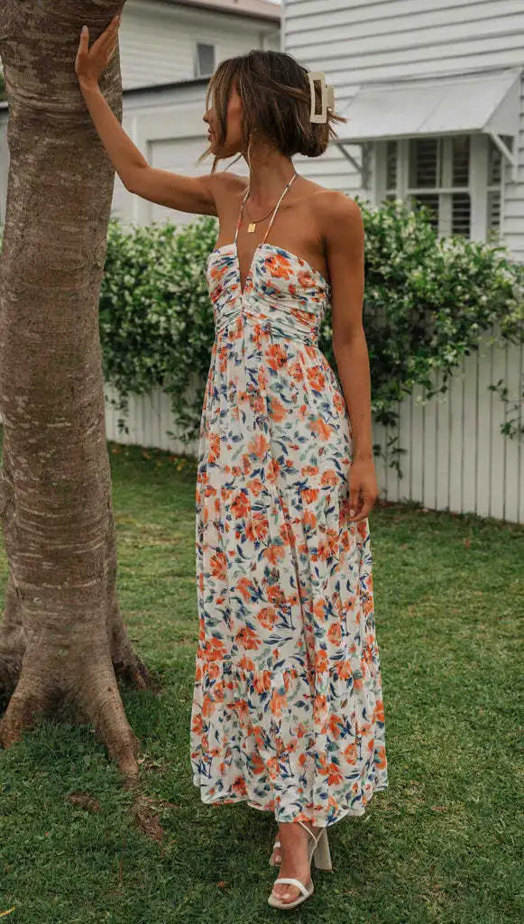 Sammy Jackson™ Sukienka Maxi Lina | Kwiatowa i Stylowa