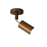 Adjustable Wooden Ceiling Spot Lamp - EcoLux