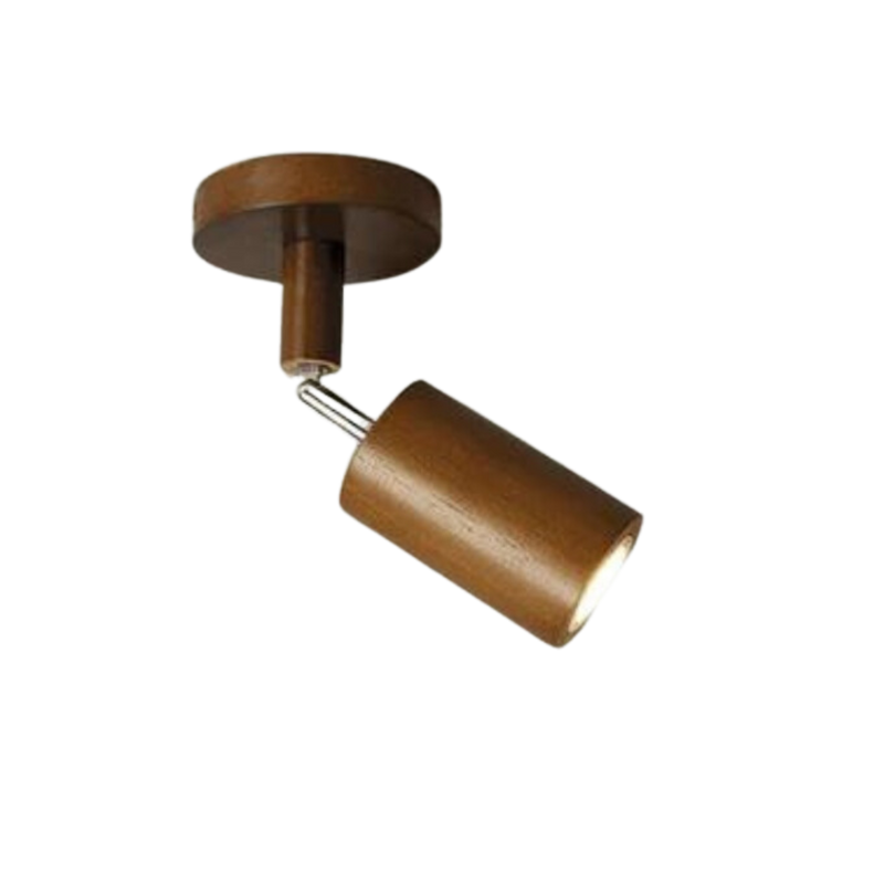 Adjustable Wooden Ceiling Spot Lamp - EcoLux
