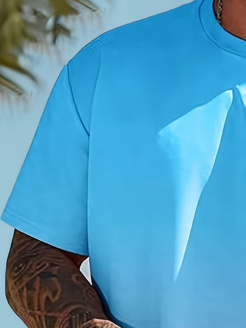 Trendsetting men's summer set with T-shirt and shorts - CoolFlex
