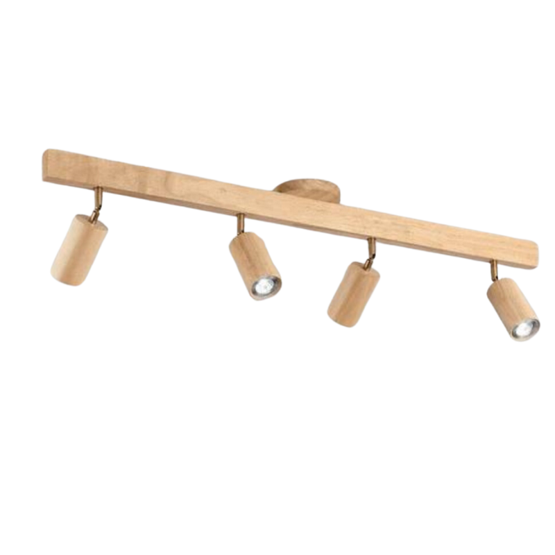 Adjustable Wooden Ceiling Spot Lamp - EcoLux