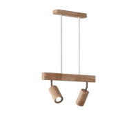 Adjustable Wooden Ceiling Spot Lamp - EcoLux