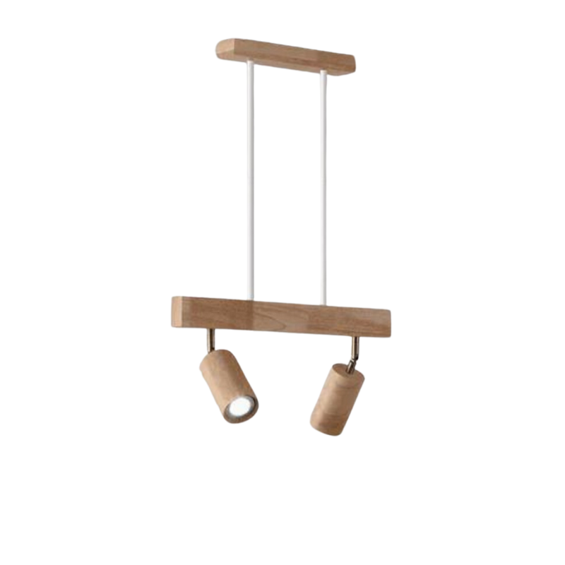 Adjustable Wooden Ceiling Spot Lamp - EcoLux