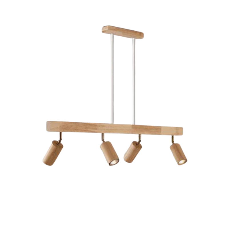 Adjustable Wooden Ceiling Spot Lamp - EcoLux