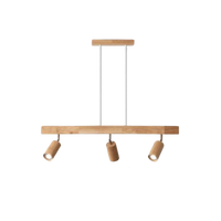 Adjustable Wooden Ceiling Spot Lamp - EcoLux