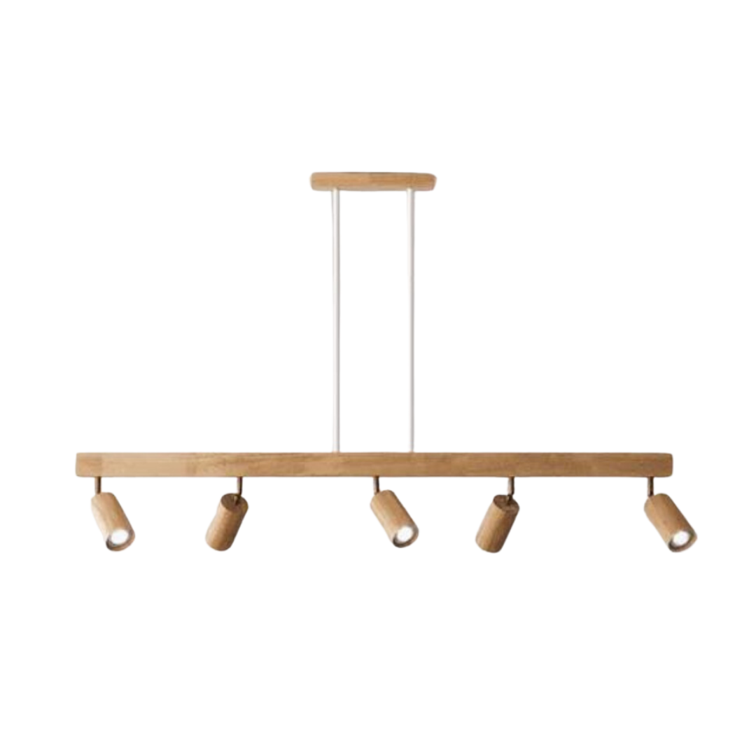 Adjustable Wooden Ceiling Spot Lamp - EcoLux