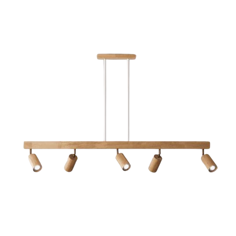 Adjustable Wooden Ceiling Spot Lamp - EcoLux