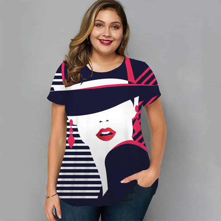 Sammy Jackson™ Maartje Plus-Size T-Shirt | Casual & Stylish