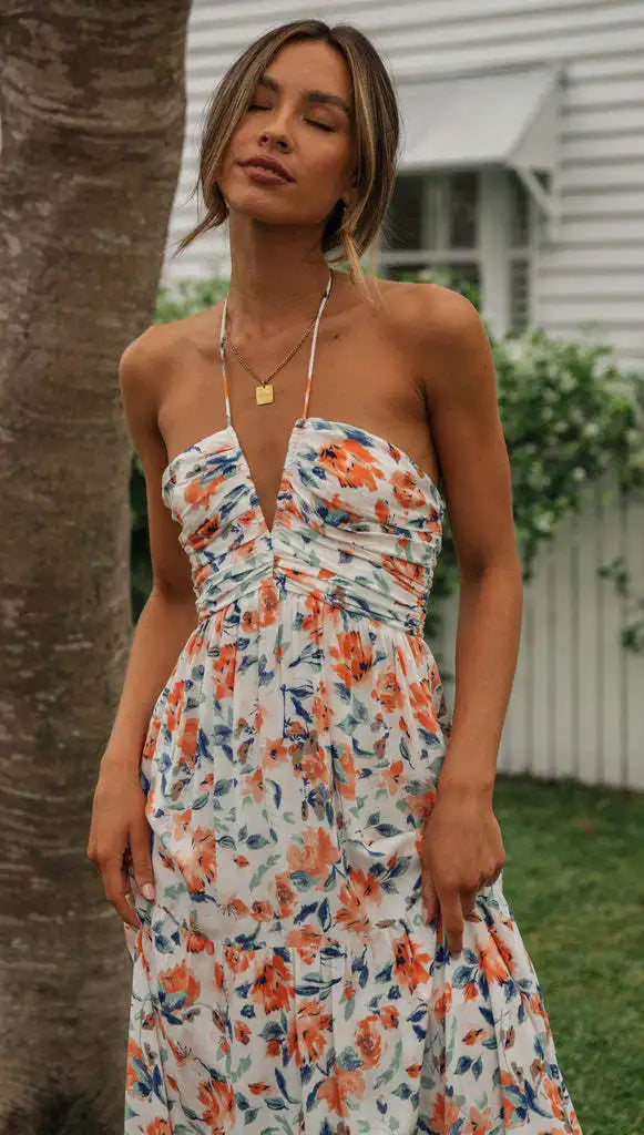 Sammy Jackson™ Sukienka Maxi Lina | Kwiatowa i Stylowa
