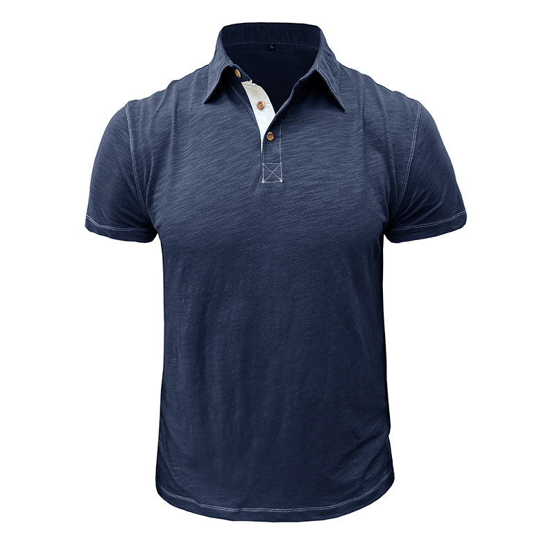 Heren Poloshirt van Zacht Katoen – Matteo