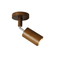 Adjustable Wooden Ceiling Spot Lamp - EcoLux
