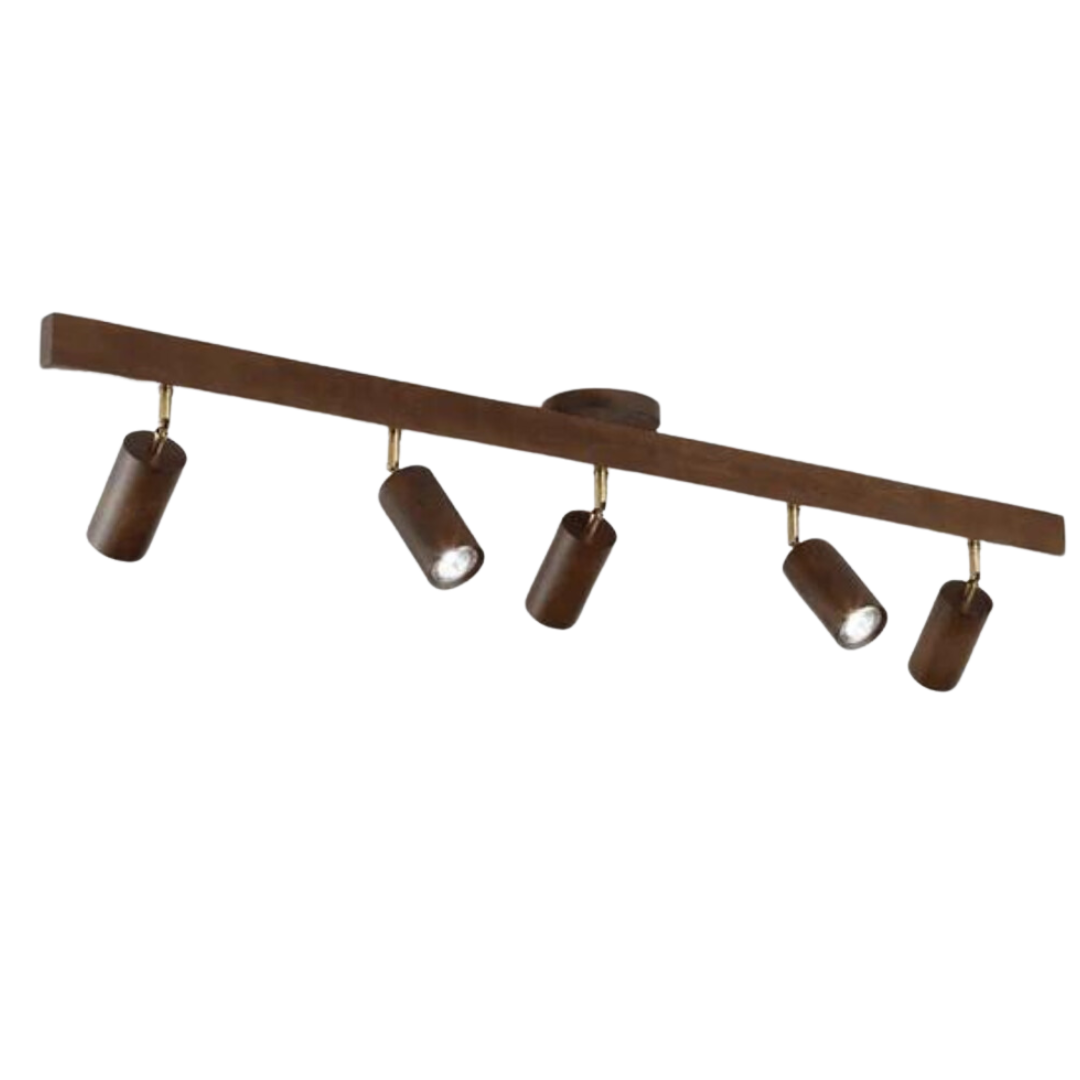 Adjustable Wooden Ceiling Spot Lamp - EcoLux
