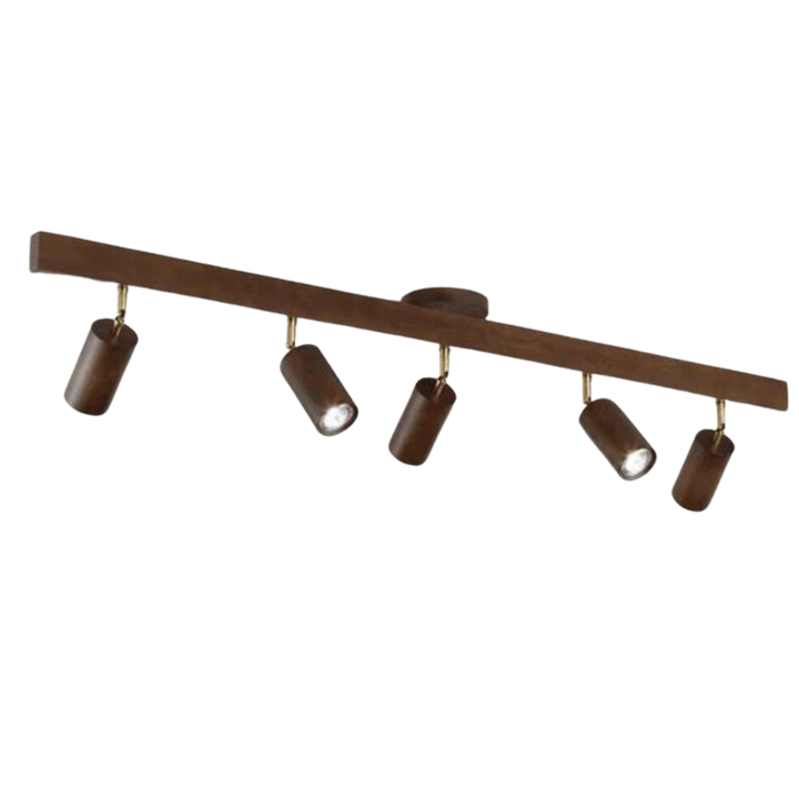 Adjustable Wooden Ceiling Spot Lamp - EcoLux