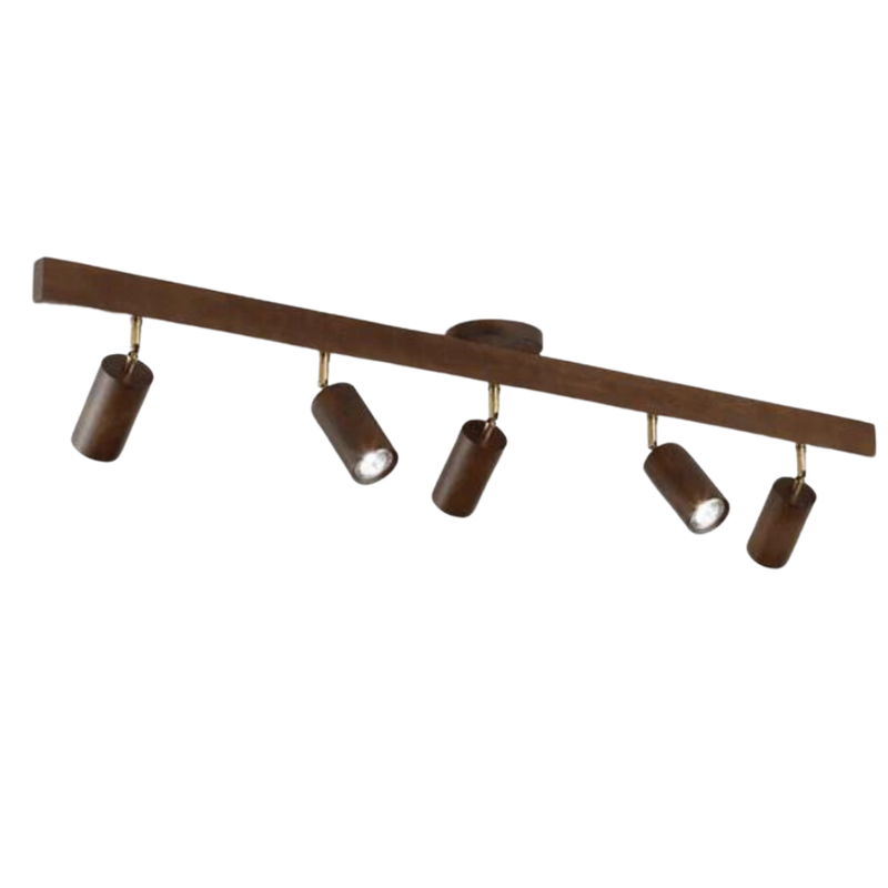 Adjustable Wooden Ceiling Spot Lamp - EcoLux