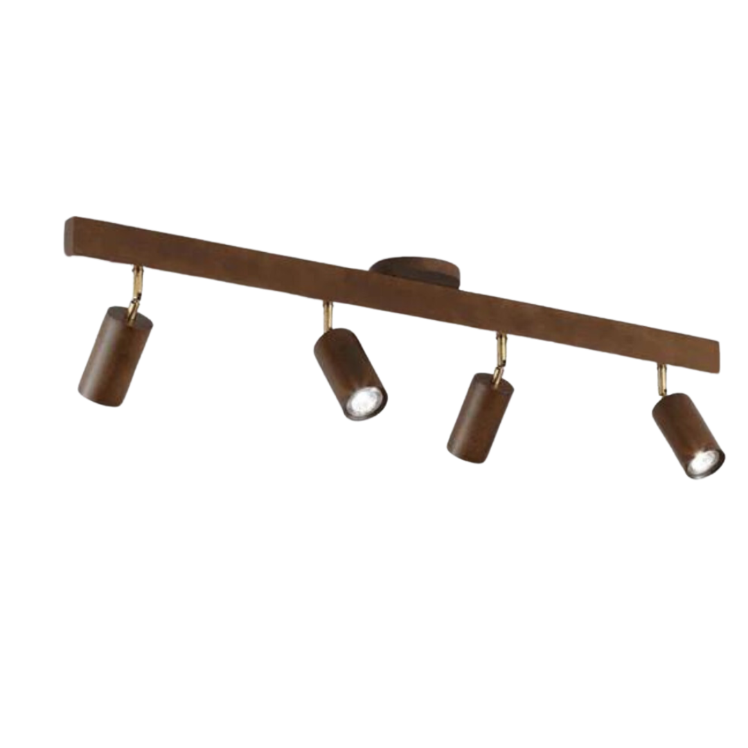 Adjustable Wooden Ceiling Spot Lamp - EcoLux