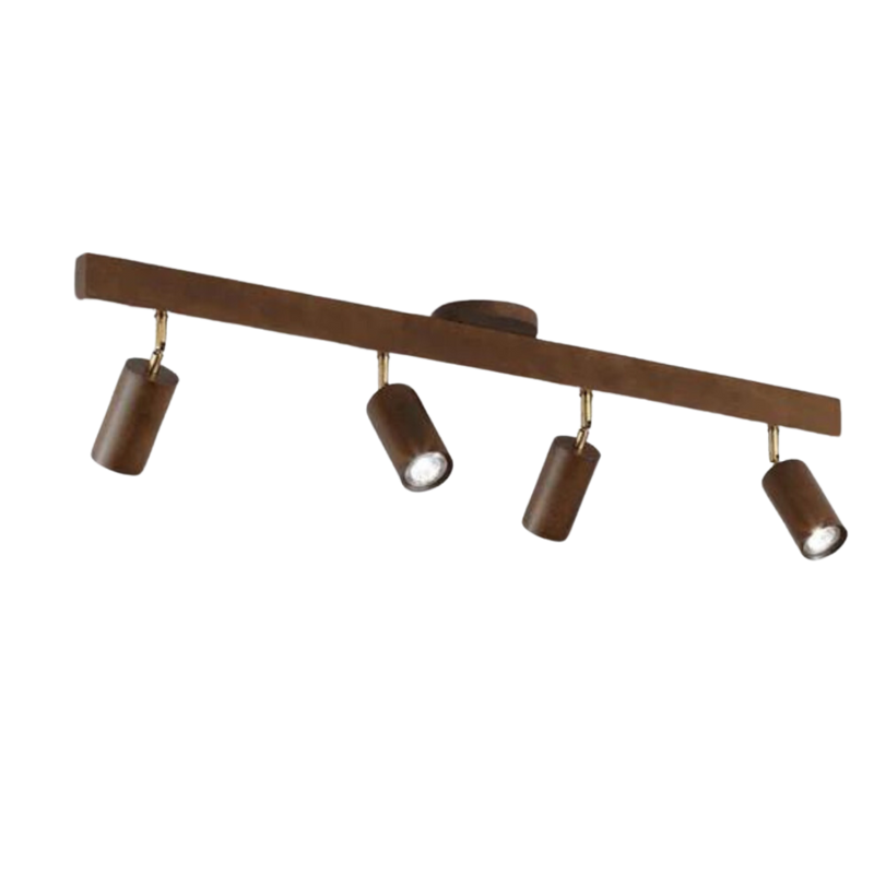 Adjustable Wooden Ceiling Spot Lamp - EcoLux