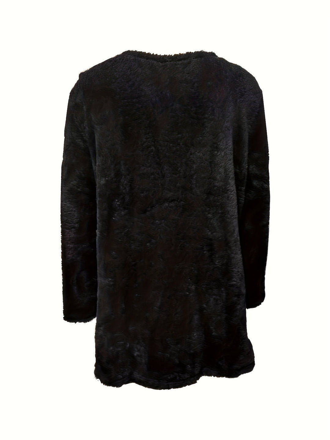 Comfortable Fleece Sweatshirt with Print - Luna