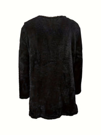 Comfortable Fleece Sweatshirt with Print - Luna