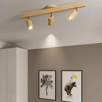 Adjustable Wooden Ceiling Spot Lamp - EcoLux