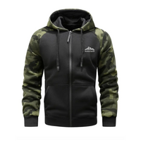 Warm en comfortabel heren camo fleecejack – Ethan