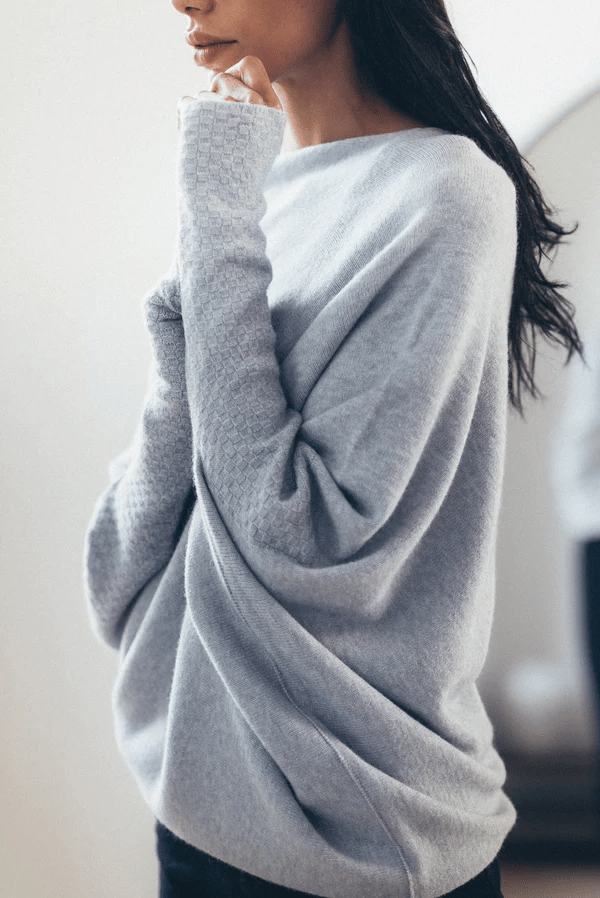 Trendy Off-Shoulder Sweater for Women - Livia